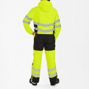 Safety Winter Overall EN ISO 20471 Hivis Geel/Zwart