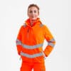 Safety Fluorescerende Winterjas Dames EN ISO 20471