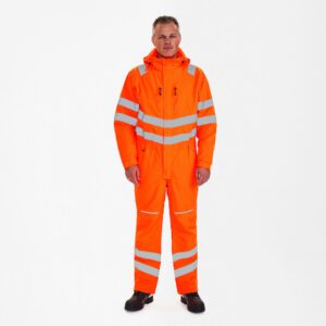 Safety Winter Overall EN ISO 20471 Hivis Oranje