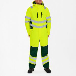Safety Winter Overall EN ISO 20471 Hivis yellow/Green