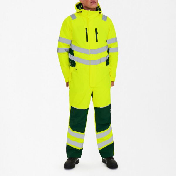 Safety Winter Overall EN ISO 20471 Hivis yellow/Green