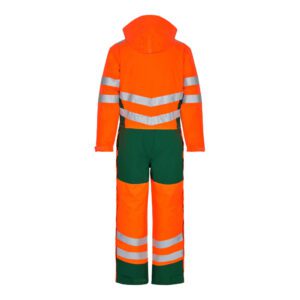 Safety Winter Overall EN ISO 20471 Hivis Oranje/Groen