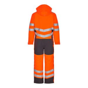 Safety Winter Overall EN ISO 20471 Hivis Oranje/Antracietgrijs
