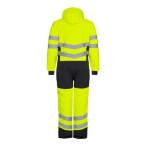 Safety Winter Overall EN ISO 20471 Hivis Geel/Zwart